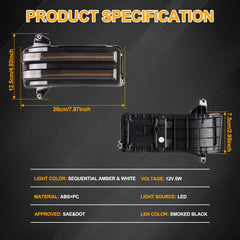 GemPro switchback white back-up light improves rear visibility during reversing