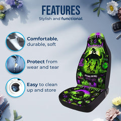 GENANY Nightmare Movie Seat Cover easy install — quick setup without tools
