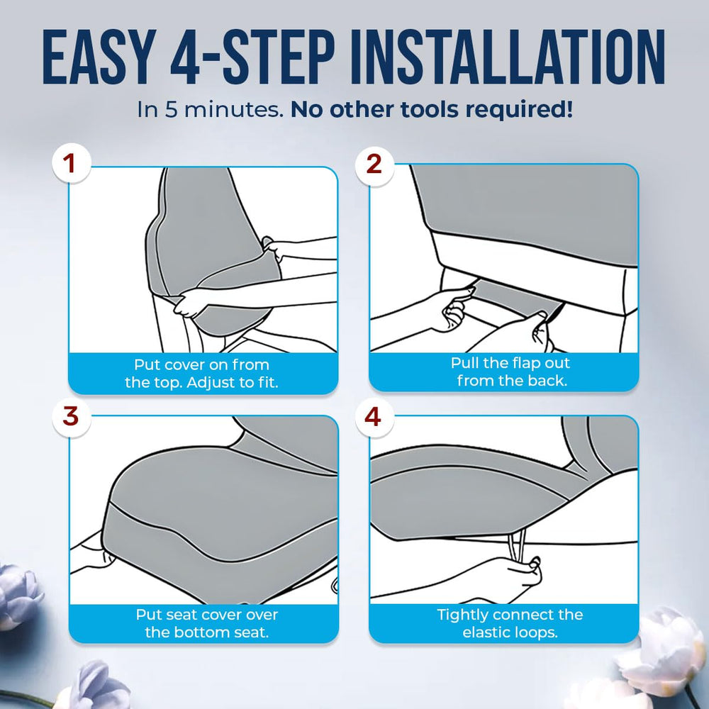 GENANY Nightmare Movie Seat Cover machine washable fabric for easy cleaning