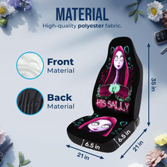 GENANY Nightmare Couple seat cover fit-guide helps verify car compatibility.