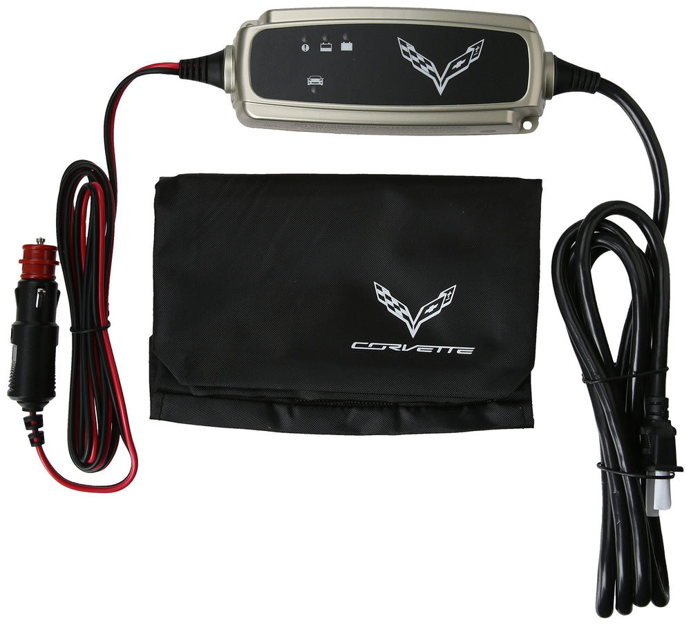 General Motors GM 20929740 110V charger, front view; helps keep your Corvette battery ready.