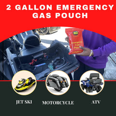 Generic 2-Gallon Gas Pouch provides emergency storage without bulk.