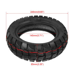 Generic 255x80 off-road tire side view highlighting rugged grip potential for year-round rides