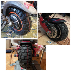 Generic scooter 10-inch tire fitment image showing universal replacement capability