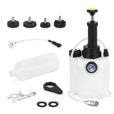 Generic 3L manual brake bleeder pump with adapters for quick brake service