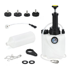 Generic 3L manual brake bleeder pump with adapters for quick brake service