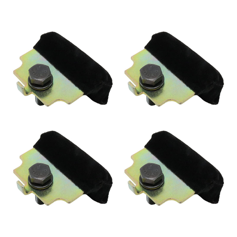 Generic 4-piece door glass anti-rattle cushion kit for front-left reduces door vibration on classic Corvettes
