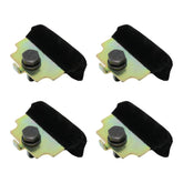 Generic 4-piece door glass anti-rattle cushion kit for front-left reduces door vibration on classic Corvettes