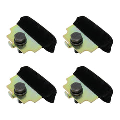 Generic 4-piece door glass anti-rattle cushion kit for front-left reduces door vibration on classic Corvettes