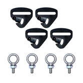 Generic 4 Pack Quick Release Mount for 2-Inch Harnesses with easy detachment