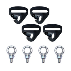 Generic 4 Pack Quick Release Mount for 2-Inch Harnesses with easy detachment