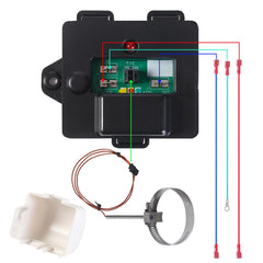 Generic 637360 front view of the temp monitor for reliable RV cooling.