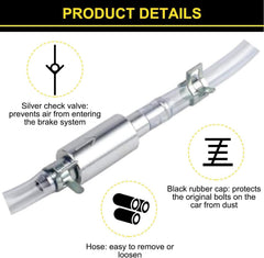 Generic aluminum body bleeder with durable construction for repeated use.