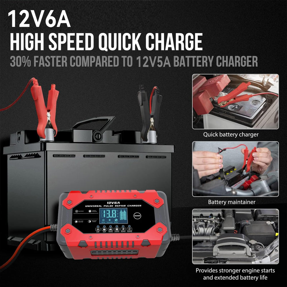 Generic Battery Charger flame-retardant shell adds durable safety.
