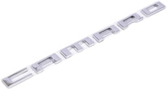Generic Camaro chrome-detail emblem close-up emphasizes premium finish