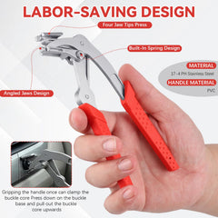 Generic car clip remover tool with ergonomic grip for precise, fatigue-free removal.