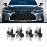 Generic car door light logo projection on ground enhances night visibility and welcome style.