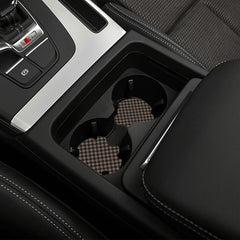 Generic checkered steering wheel cover easy to install and wash for quick upkeep.