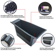 Generic door handle storage box interior shot keeps cabin neat and accessible