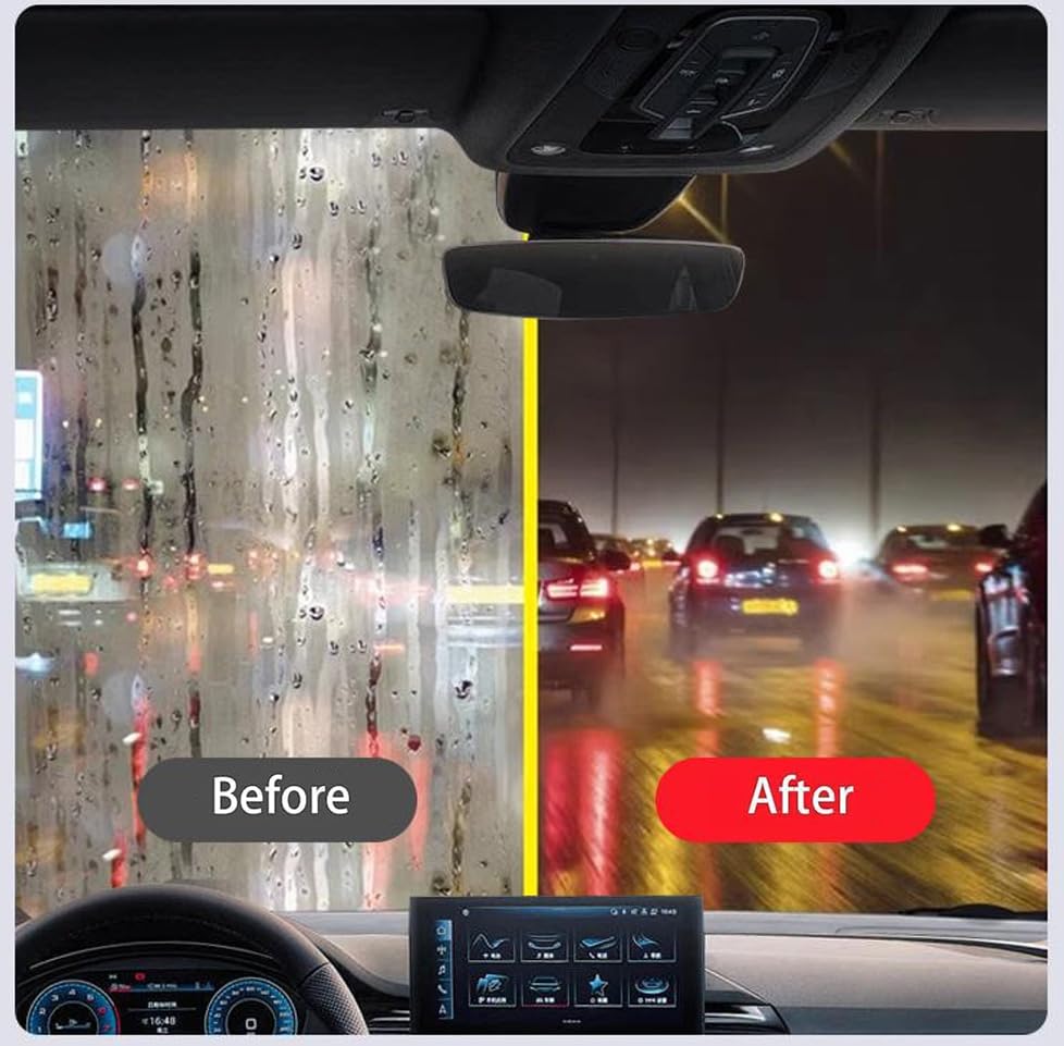 Generic built-in applicator enables quick, even windshield coverage.