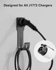 Generic EV charger cable organizer keeps the charging area neat and accessible.
