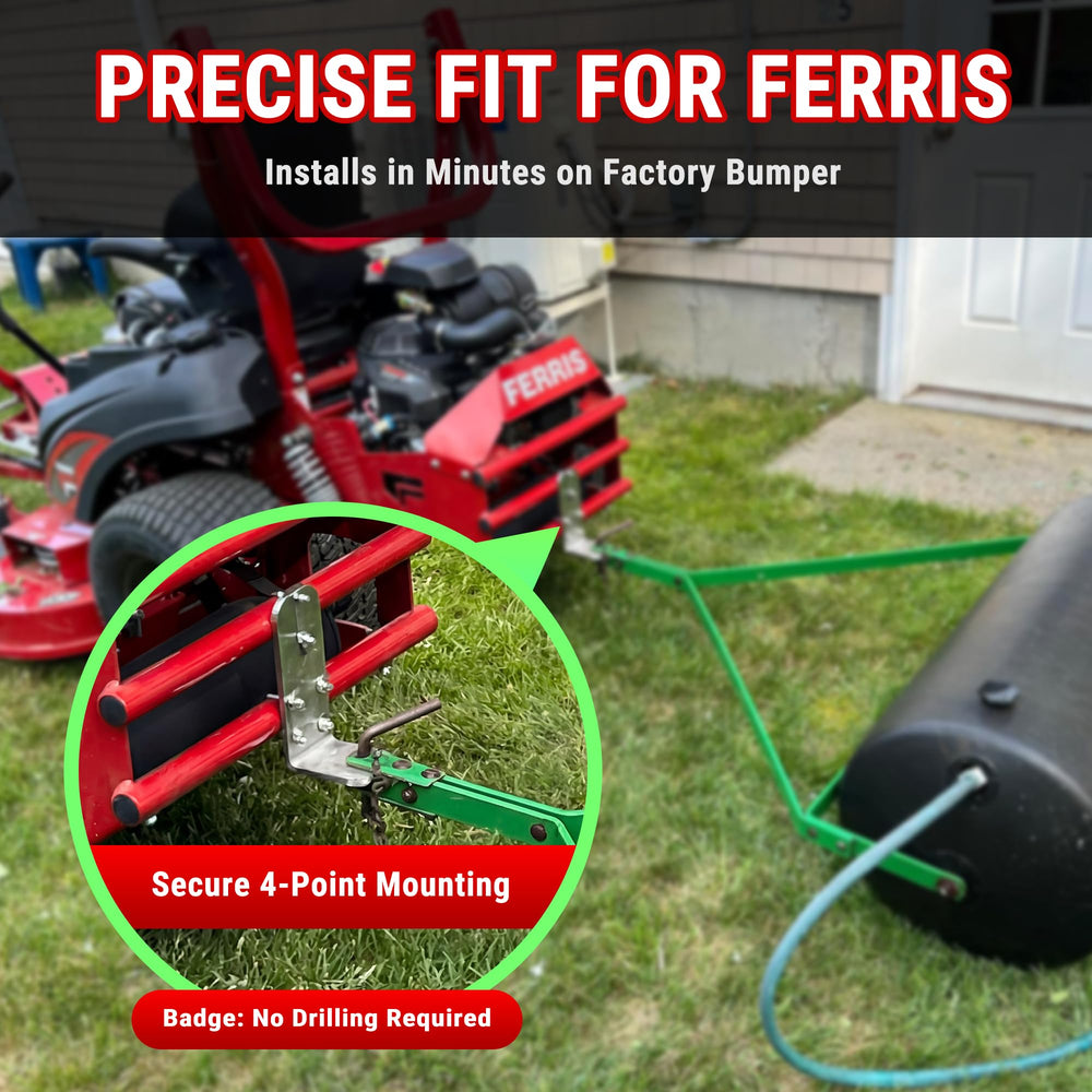 Generic Ferris hitch IS500Z fitment ensures precise alignment with Ferris mowers
