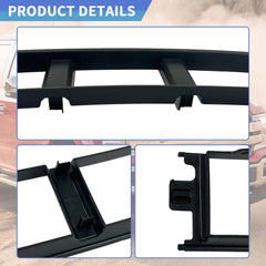 Generic Front Bumper End Cover installation-clips view highlights easy installation without modifications.