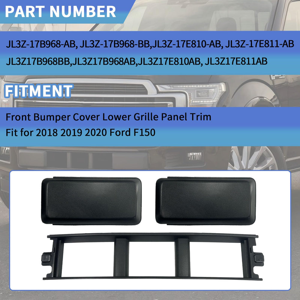 Generic Front Bumper End Cover left-side view emphasizes mounting compatibility.