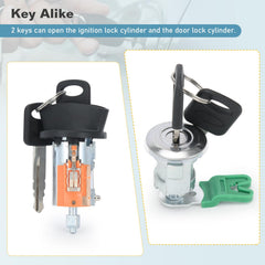 Generic ignition kit with two keys; convenient replacements for everyday use.