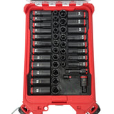 Generic insert for Milwaukee Packout with low-profile fit keeps sockets secure during transport
