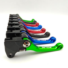 Generic KLX110 billet aluminum clutch lever close-up highlights quality.