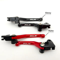 Generic KLX110 lever with textured 3D surface increases grip.