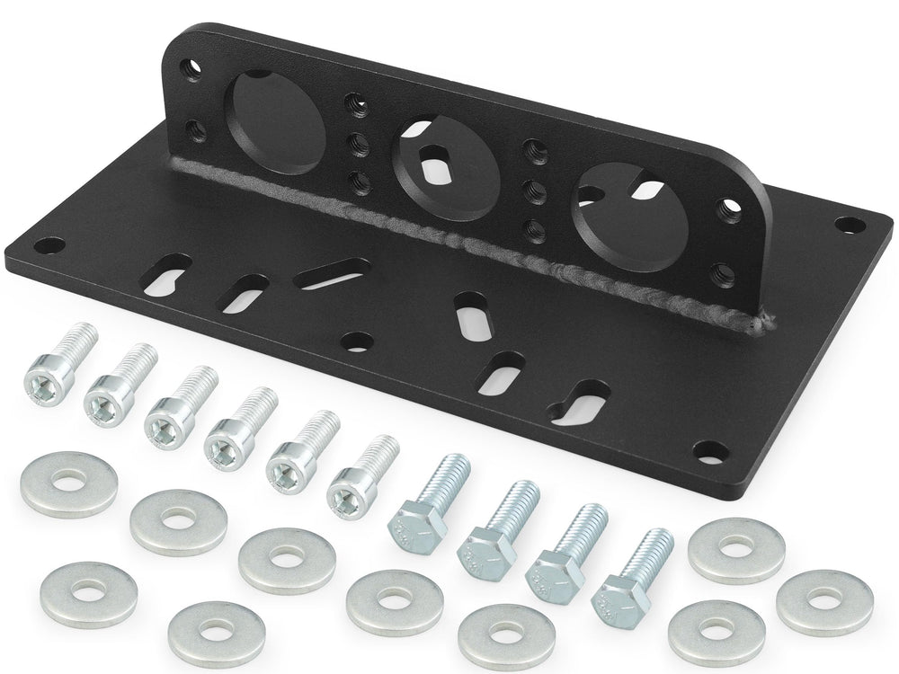Generic LS lift plate front view showing sturdy steel construction for easy handling