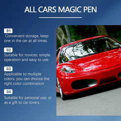 Generic Magic Car Scratch Removal Pen packaging showing a two-piece kit.