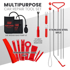 Generic multi-purpose tool puller set storage case keeps tools organized