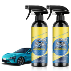 Generic Nano Quick Coat Restore bottle pour adds protection and gloss in one step.