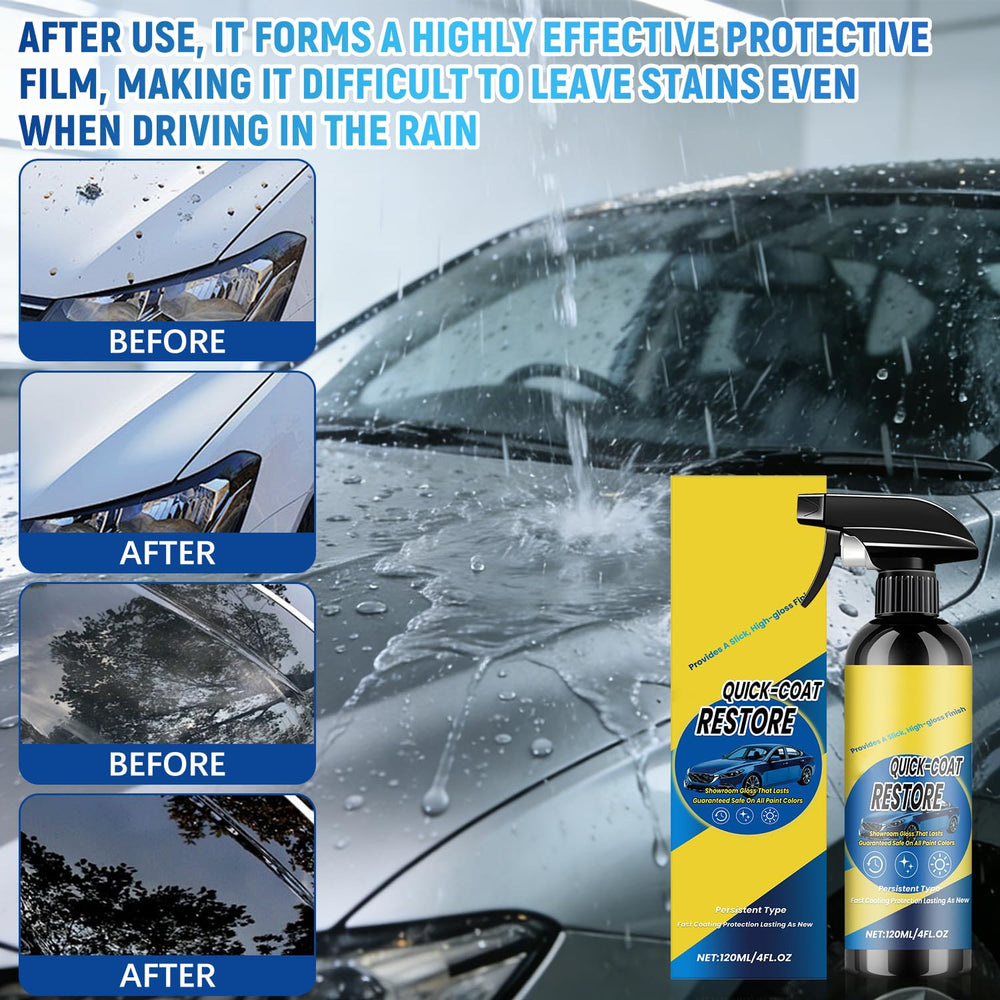 Generic Nano Quick Coat Restore car-gloss highlights after an effortless spray-and-wipe.