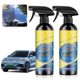 Generic Nano Quick Coat spray application on vehicle for fast gloss and protection