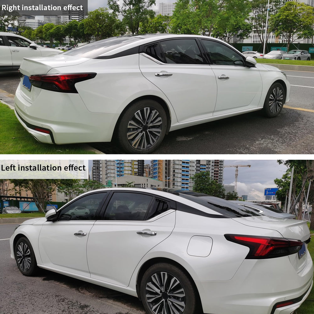 Generic Nissan Altima Teana rear window louvers provide premium visual upgrade.