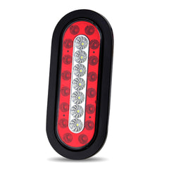 Generic oval LED tail light with inner ring reverse LEDs for backup illumination