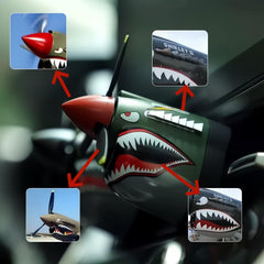 Generic P-40 Warhawk vent clip adds aviation flair while staying securely in place.