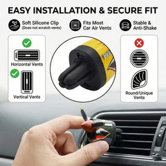 Generic P-40 Warhawk vent clip fits most vents for universal compatibility.