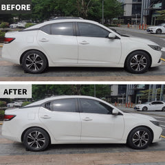 Generic piano black finish adds a premium, high-end appearance to the exterior.