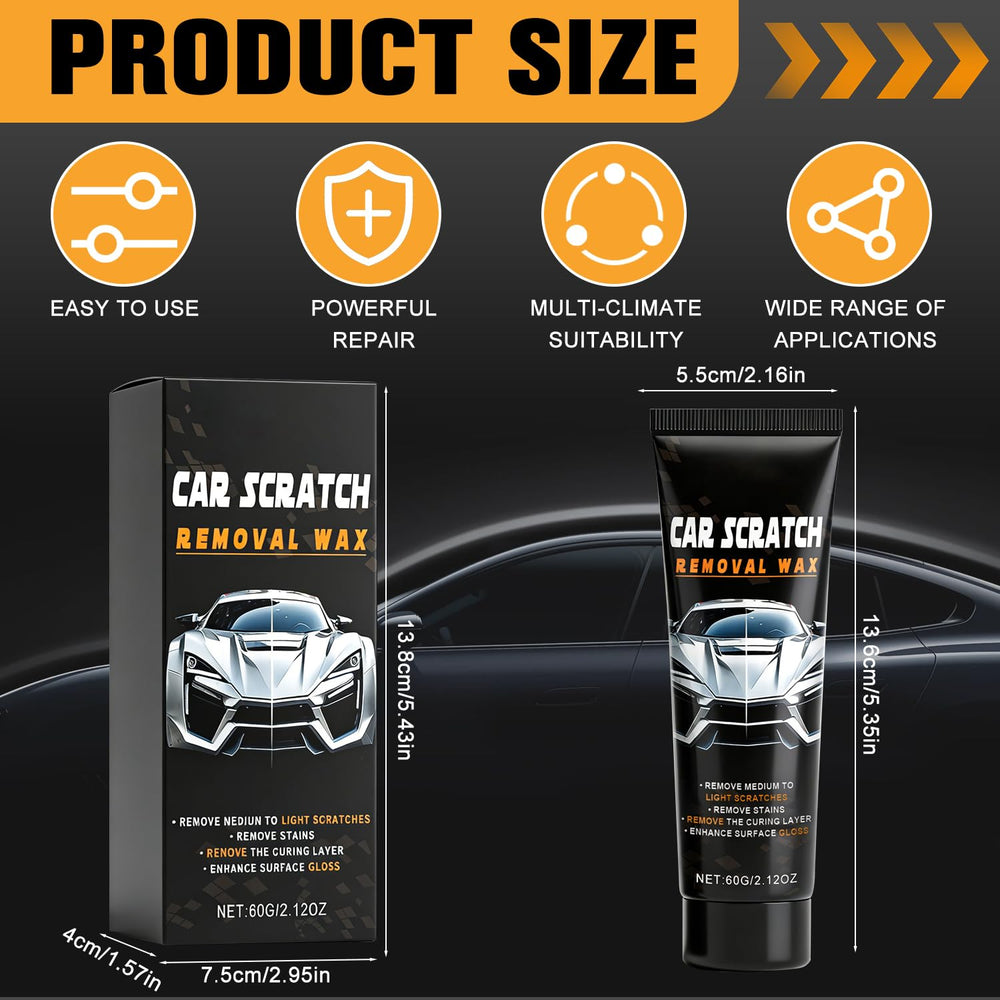 Generic scratch repair wax restores gloss and adds a protective layer