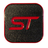 Generic ST Hitch Cover front view with red accent protecting a 2-inch receiver