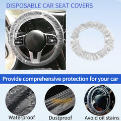 Generic steering wheel cover easy install slips on in seconds