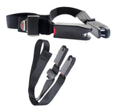 Generic strap pads for ISOFIX connectors enabling quick, secure installation.