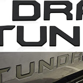 Generic tailgate letters for Tundra 2022-2026 with 3D design for bold outdoor styling.
