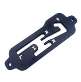 Generic Talon Shift Gate Plate front angle shows rugged, precise shifter upgrade.