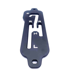 Generic Talon Shift Gate Plate in trail use supports confident shifts.